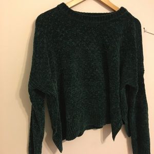 Dark green sweater